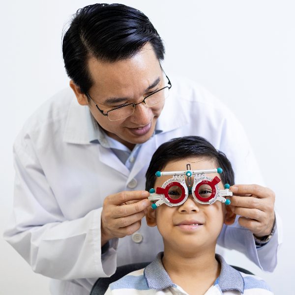 children's eye exam